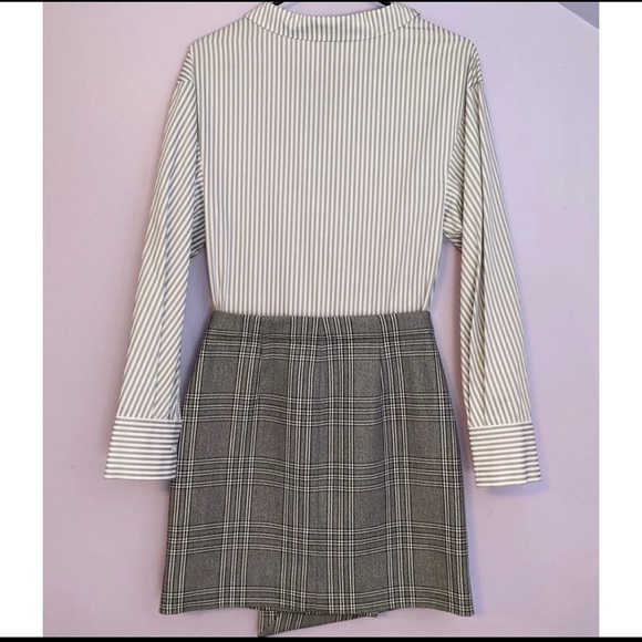 NWT Maje Asymmetric 2-1 Shirt Dress Size 1 - Picture 3 of 5